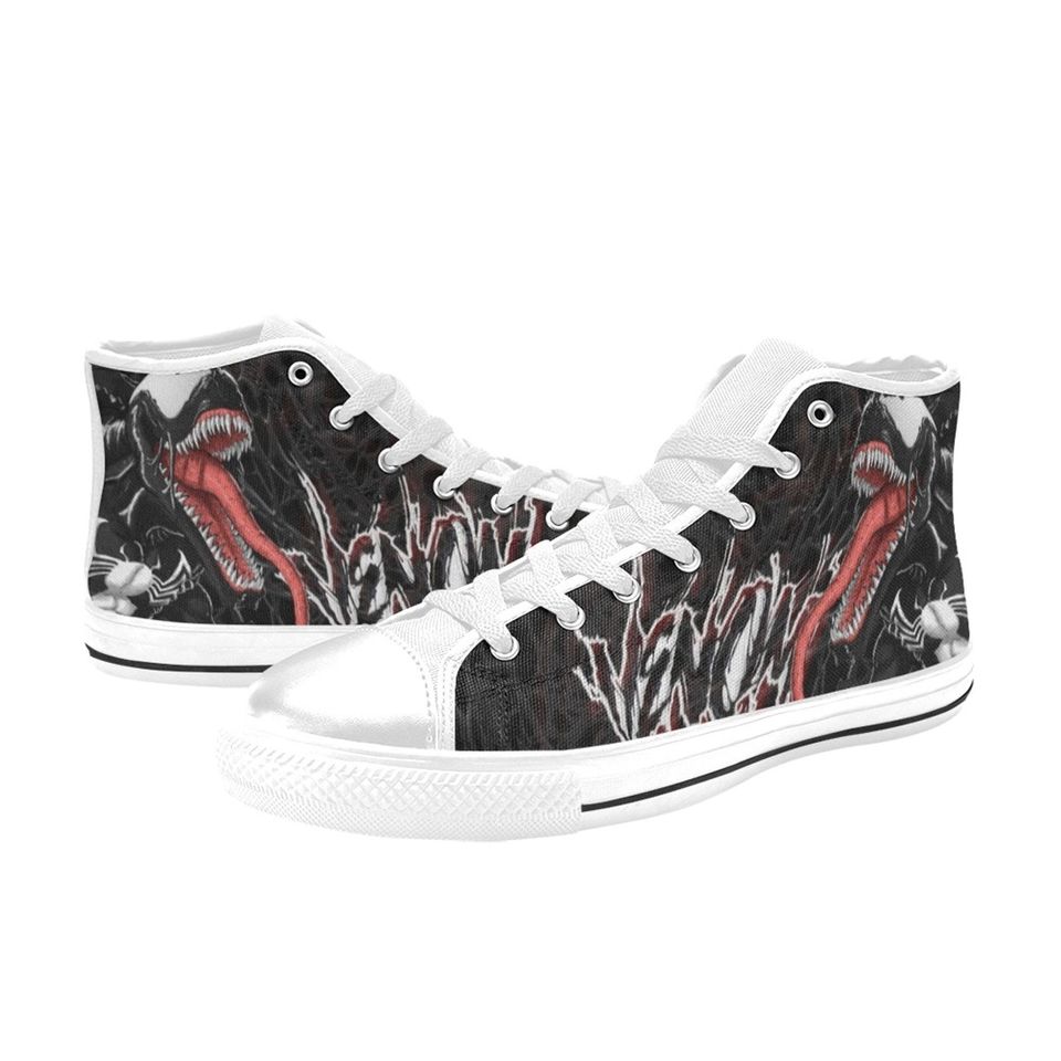 Venom Canvas High Top Sneakers, Venom Shoes