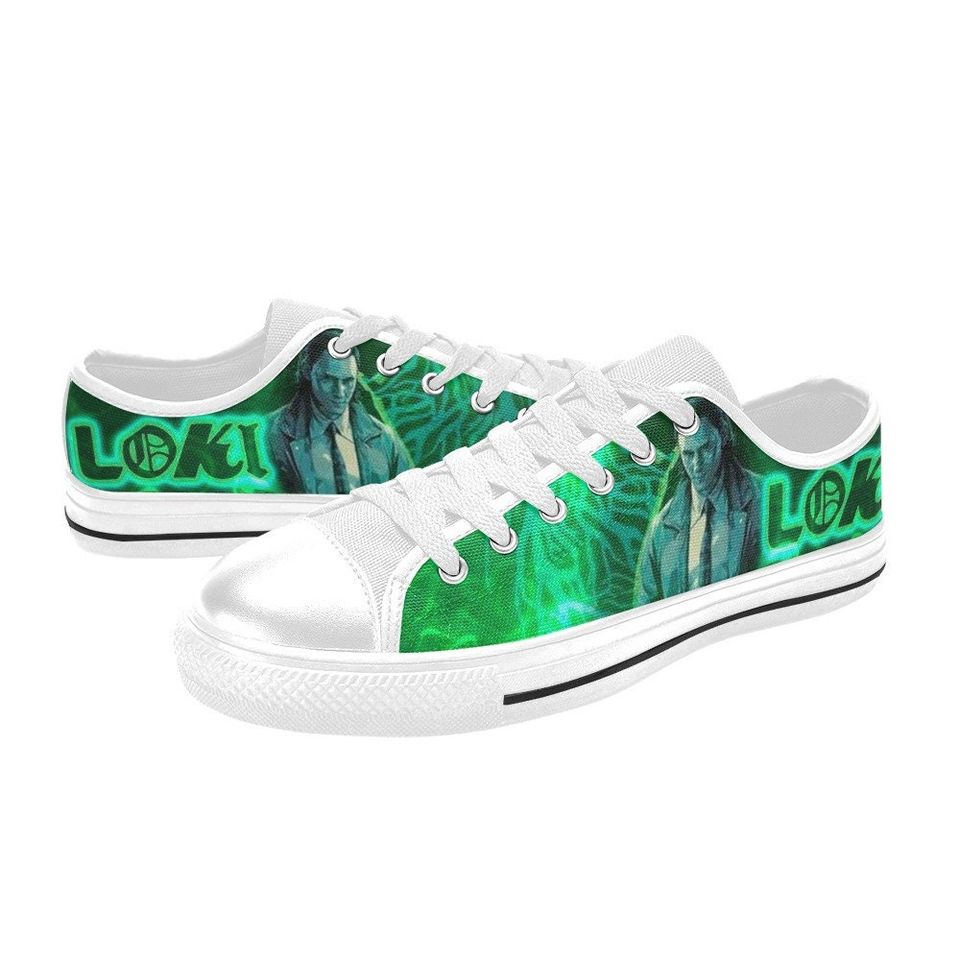 Loki Low Top Shoes Sneakers Disney Low Sneakers