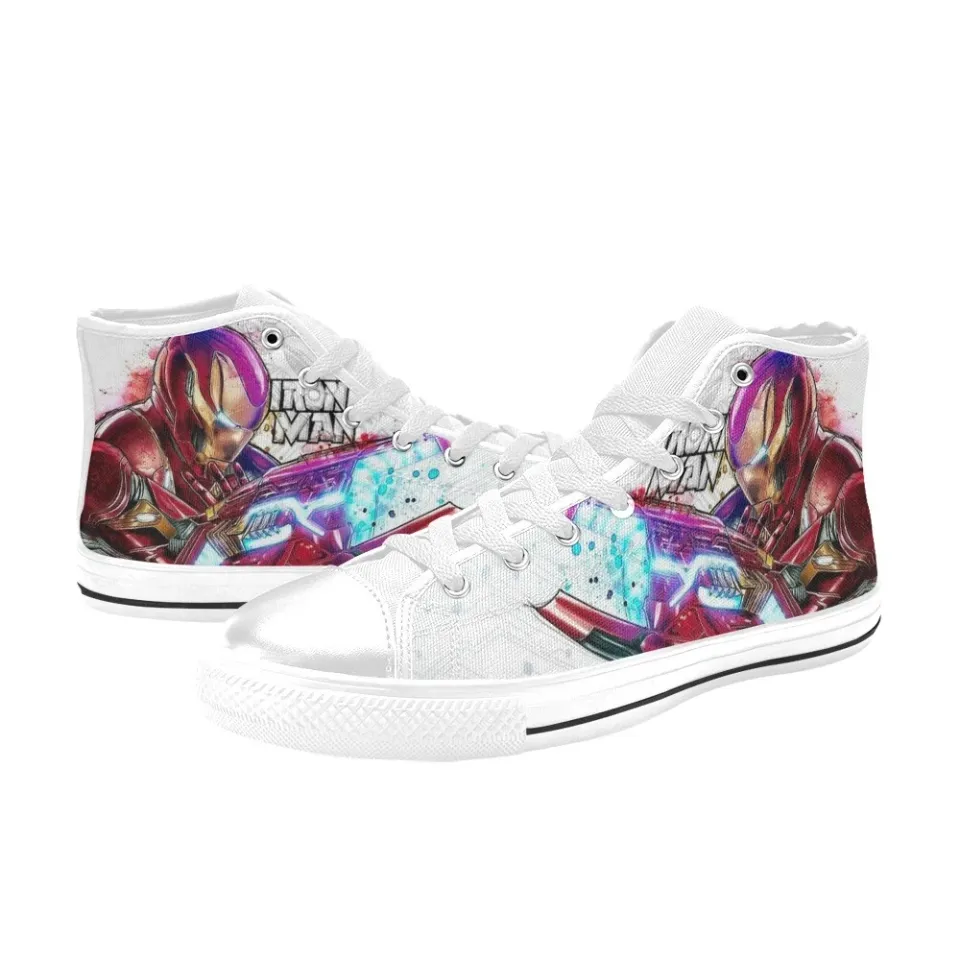 Iron Man Sneakers High Top Shoes