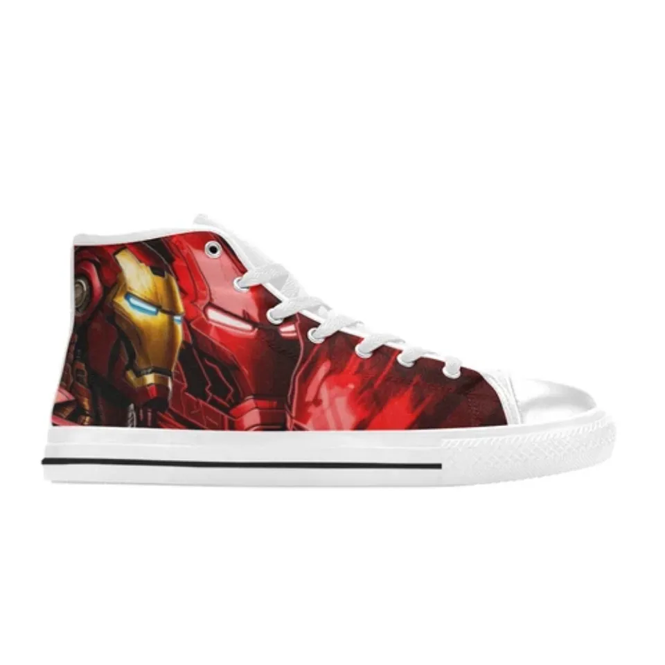 Iron Man Sneakers High Top Shoes, Iron Man Sneakers