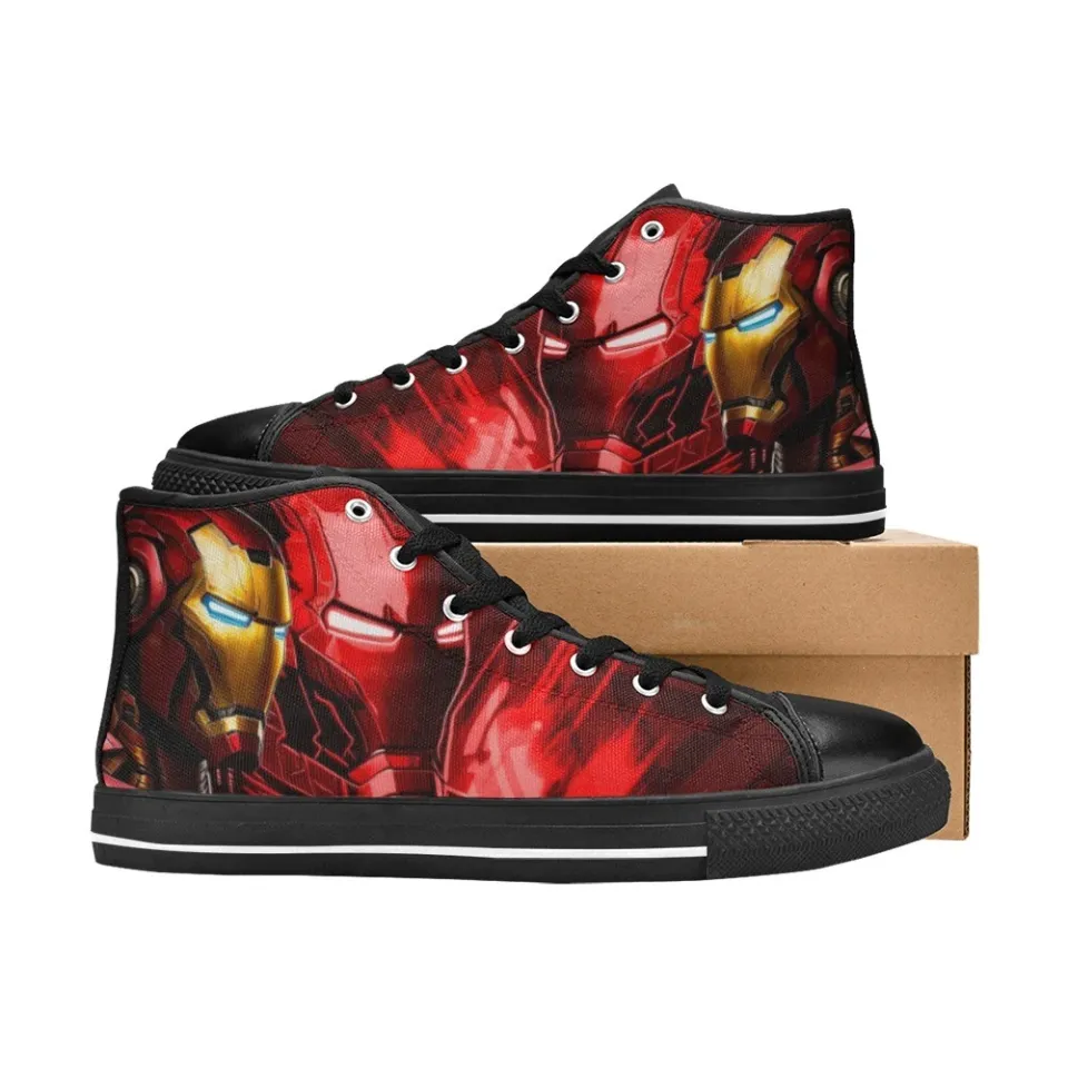 Iron Man Sneakers High Top Shoes, Iron Man Sneakers