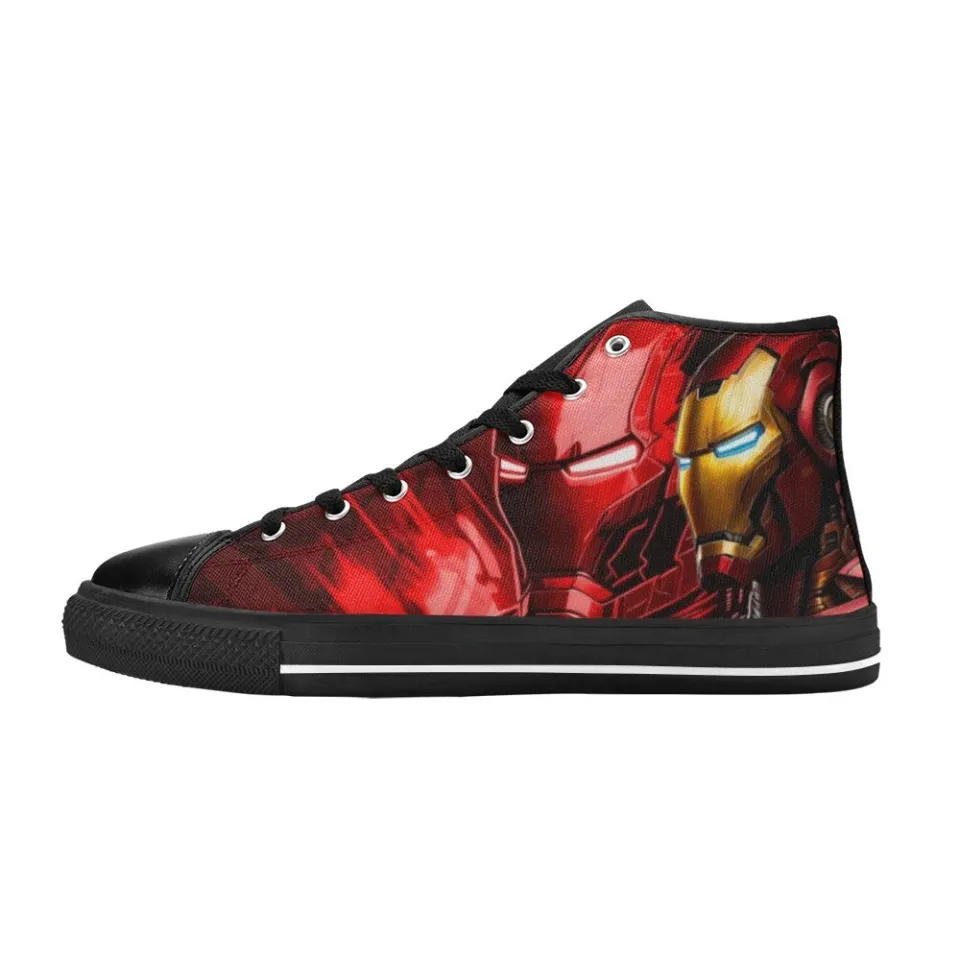 Iron Man Sneakers High Top Shoes, Iron Man Sneakers