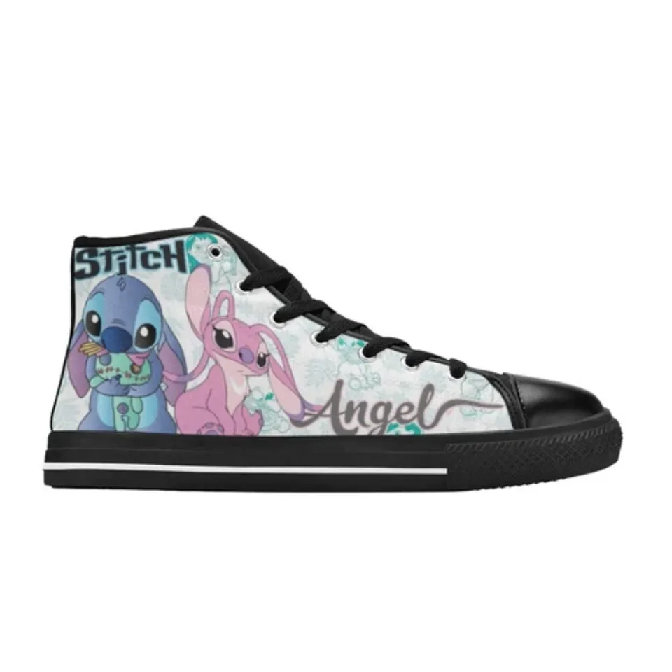 Ohana Stitch Angel High Top Sneakers