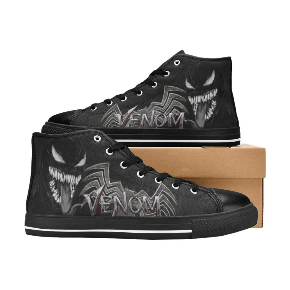Venom Sneakers High Top Casual Canvas, Venom Sneakers