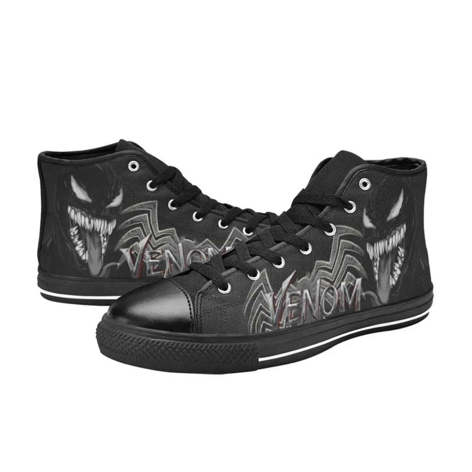 Venom Sneakers High Top Casual Canvas, Venom Sneakers