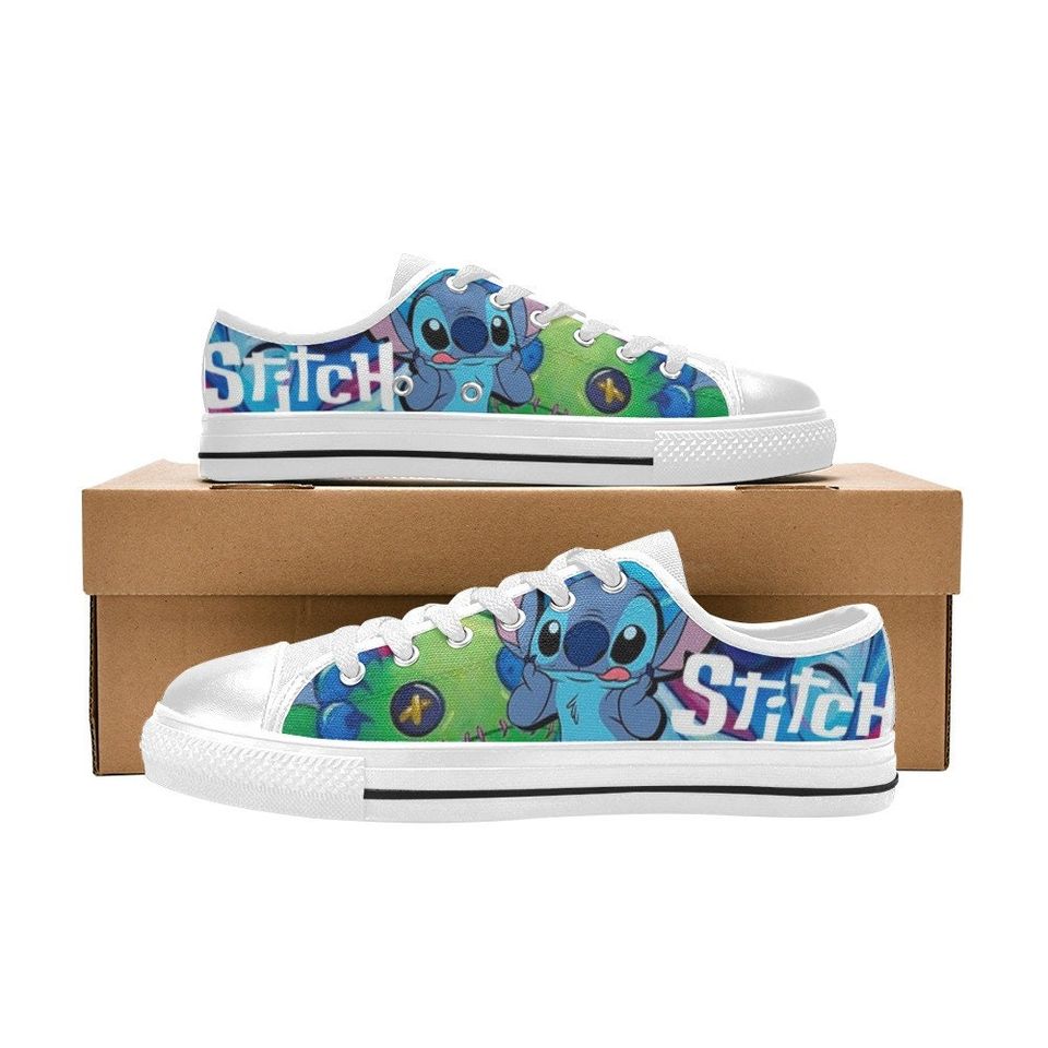 Stitch Lowtop Sneakers Disney Low Top Shoes Sneakers