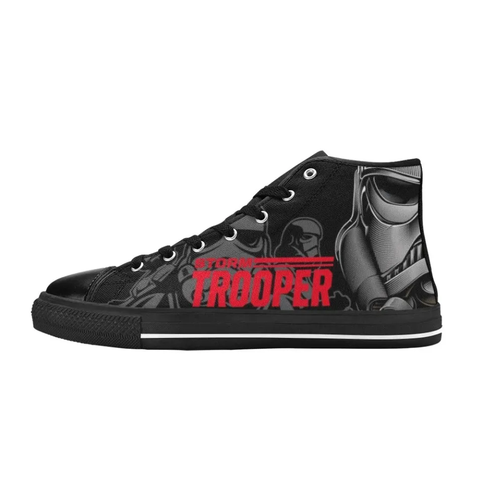 Star Wars Storm Trooper Sneakers High Top Canvas Shoes