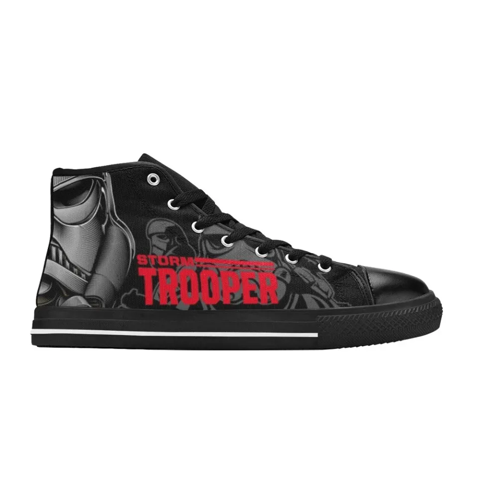 Star Wars Storm Trooper Sneakers High Top Canvas Shoes