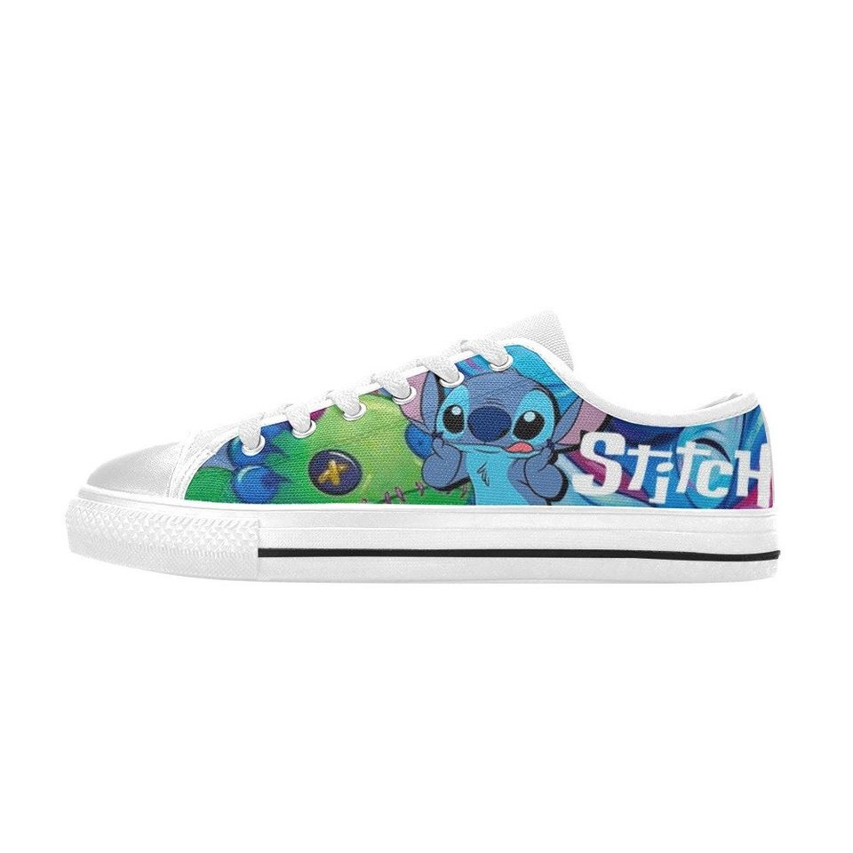 Stitch Lowtop Sneakers Disney Low Top Shoes Sneakers