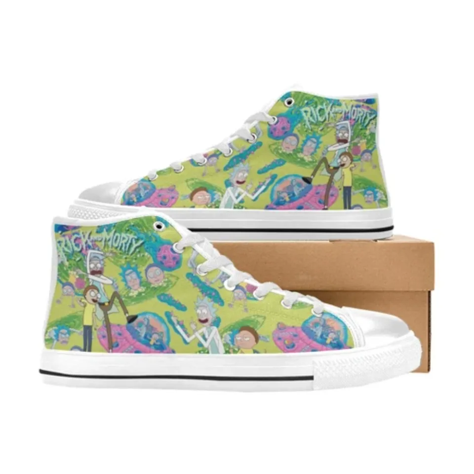 Rick & Rickandmorty High Top Sneakers Canvas