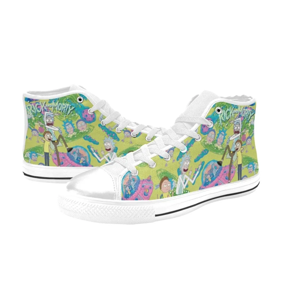 Rick & Rickandmorty High Top Sneakers Canvas