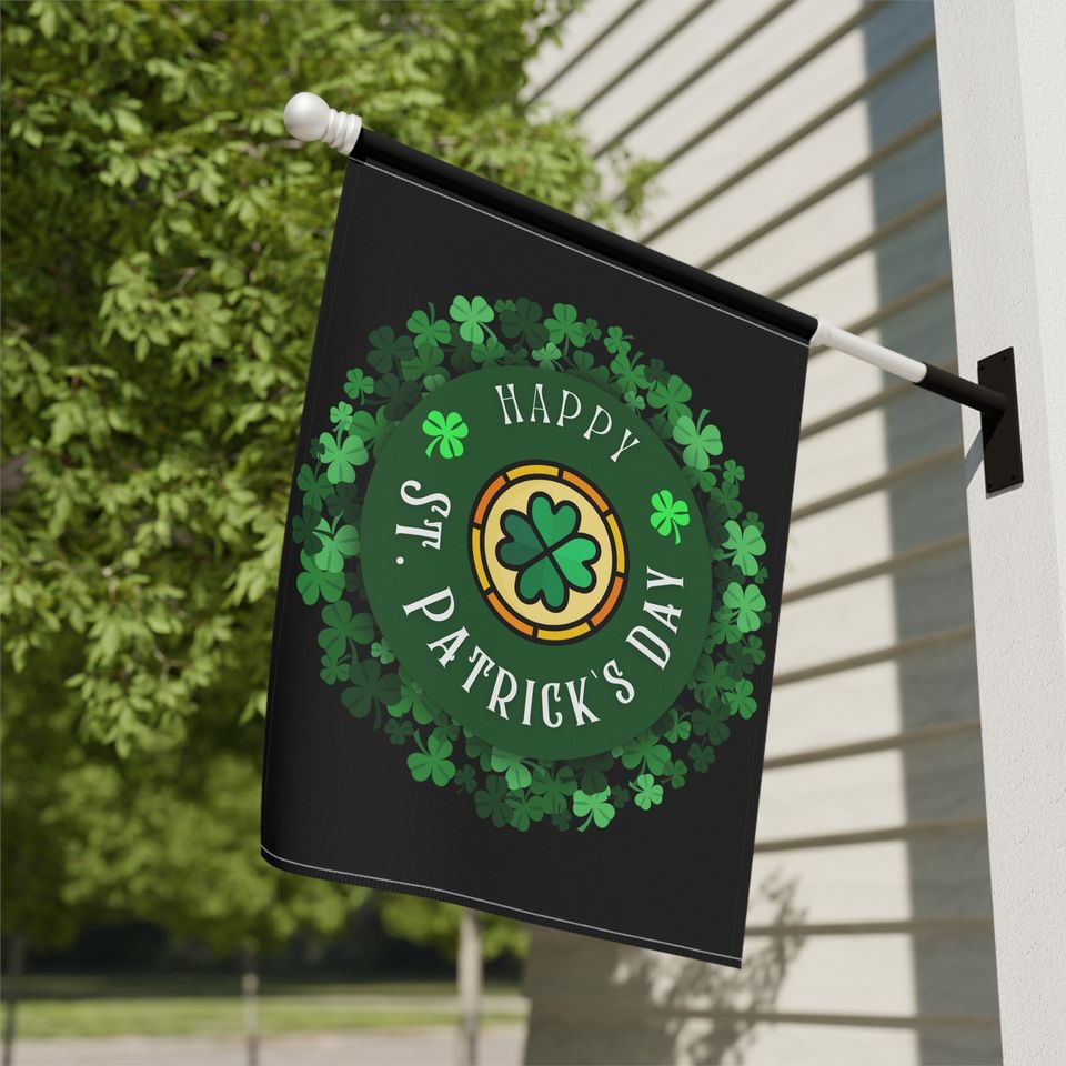 St. Patrick's Day House Flag