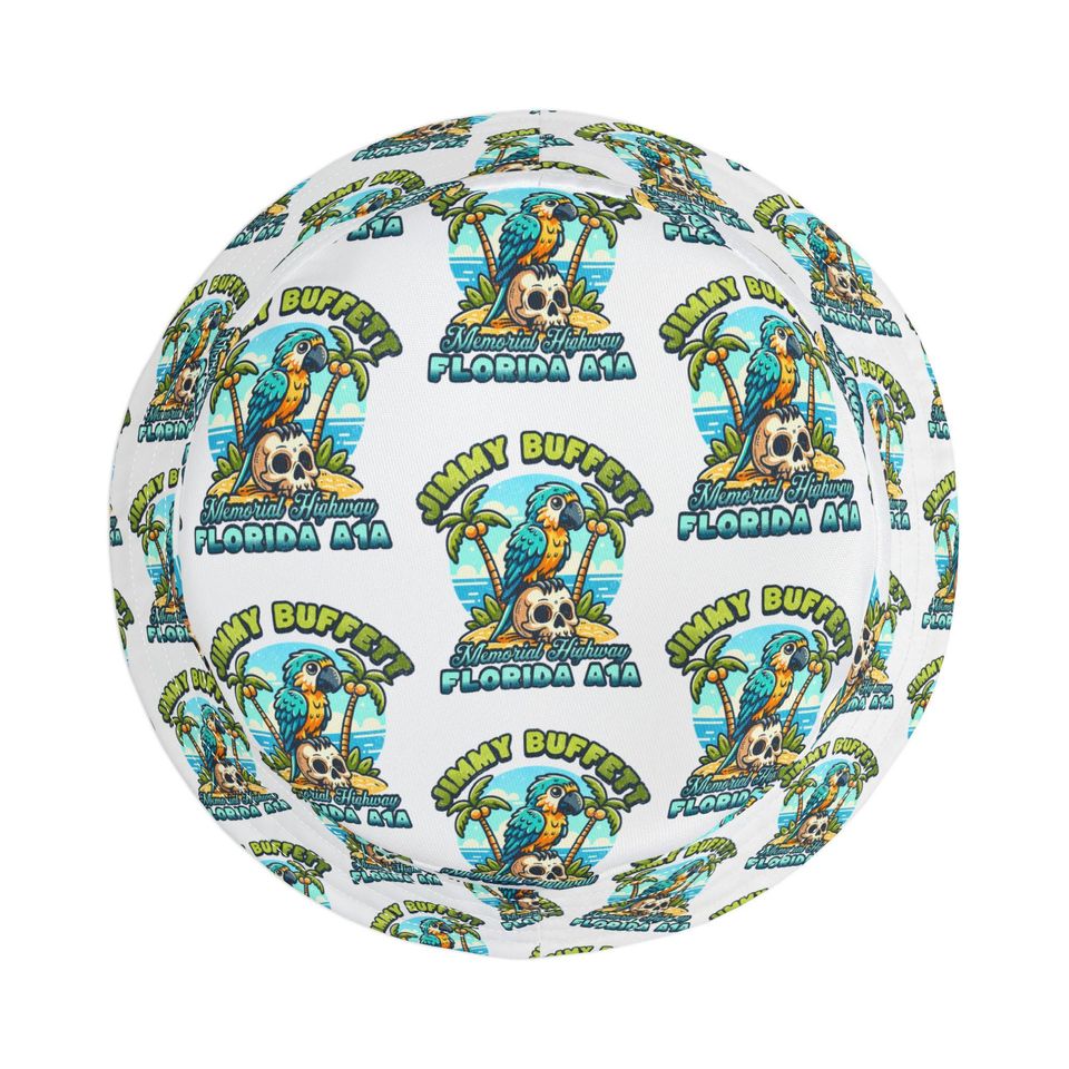 Jimmy Buffett AOP Bucket Hat