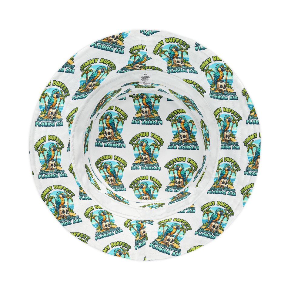 Jimmy Buffett AOP Bucket Hat