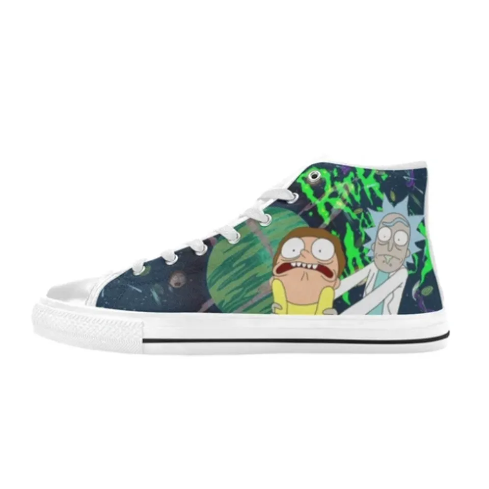 Rick And Rickandmorty High Top Canvas Men Shoes