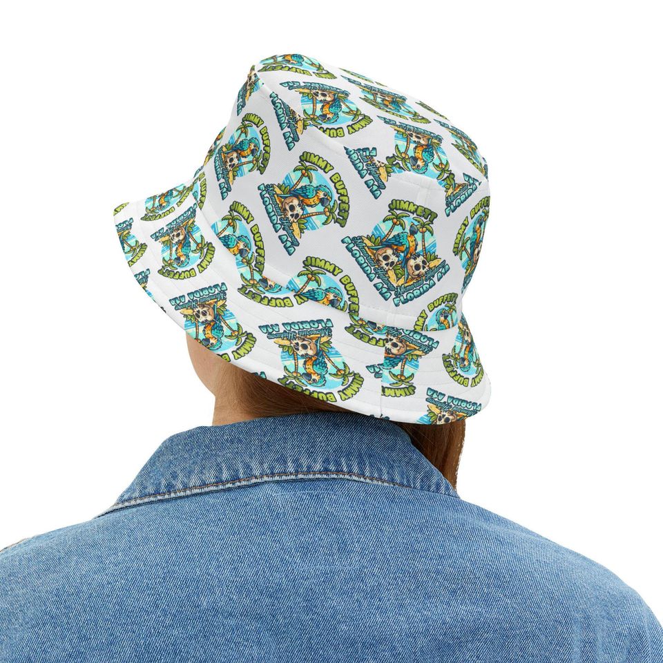 Jimmy Buffett AOP Bucket Hat