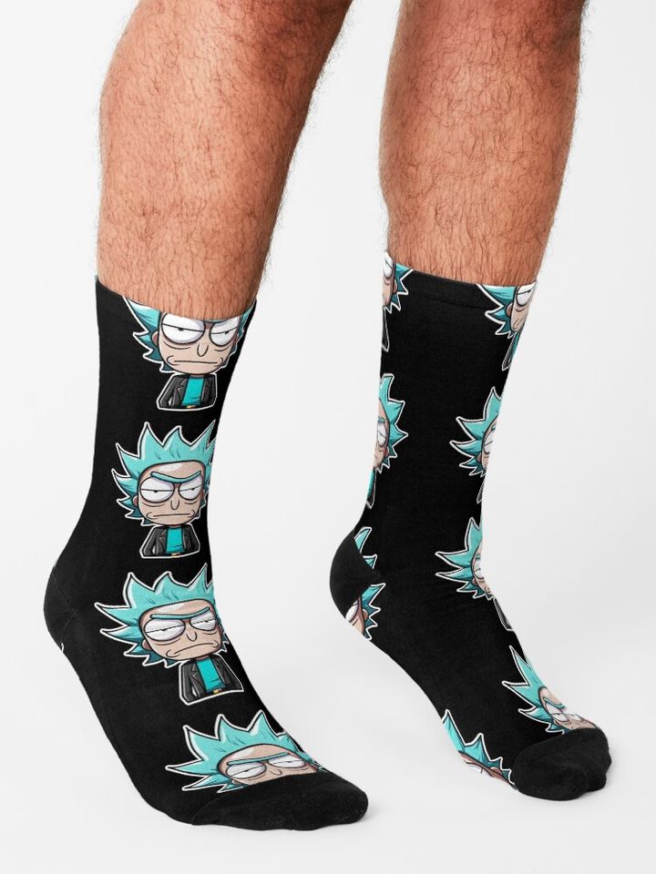 Sticker Rick And Rickandmorty sanche Socks