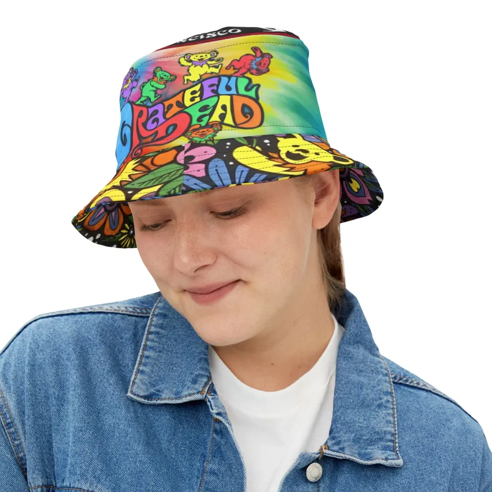 Bucket Hat (AOP) Grateful Dead Bears