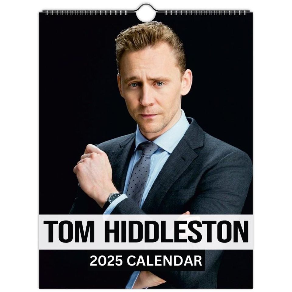 Tom Hiddleston Wall Calendar 2025