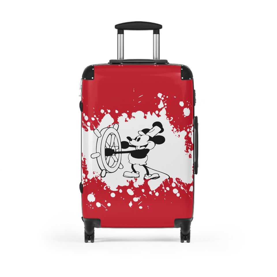 Disney Steamboat Willie Travel Suitcase