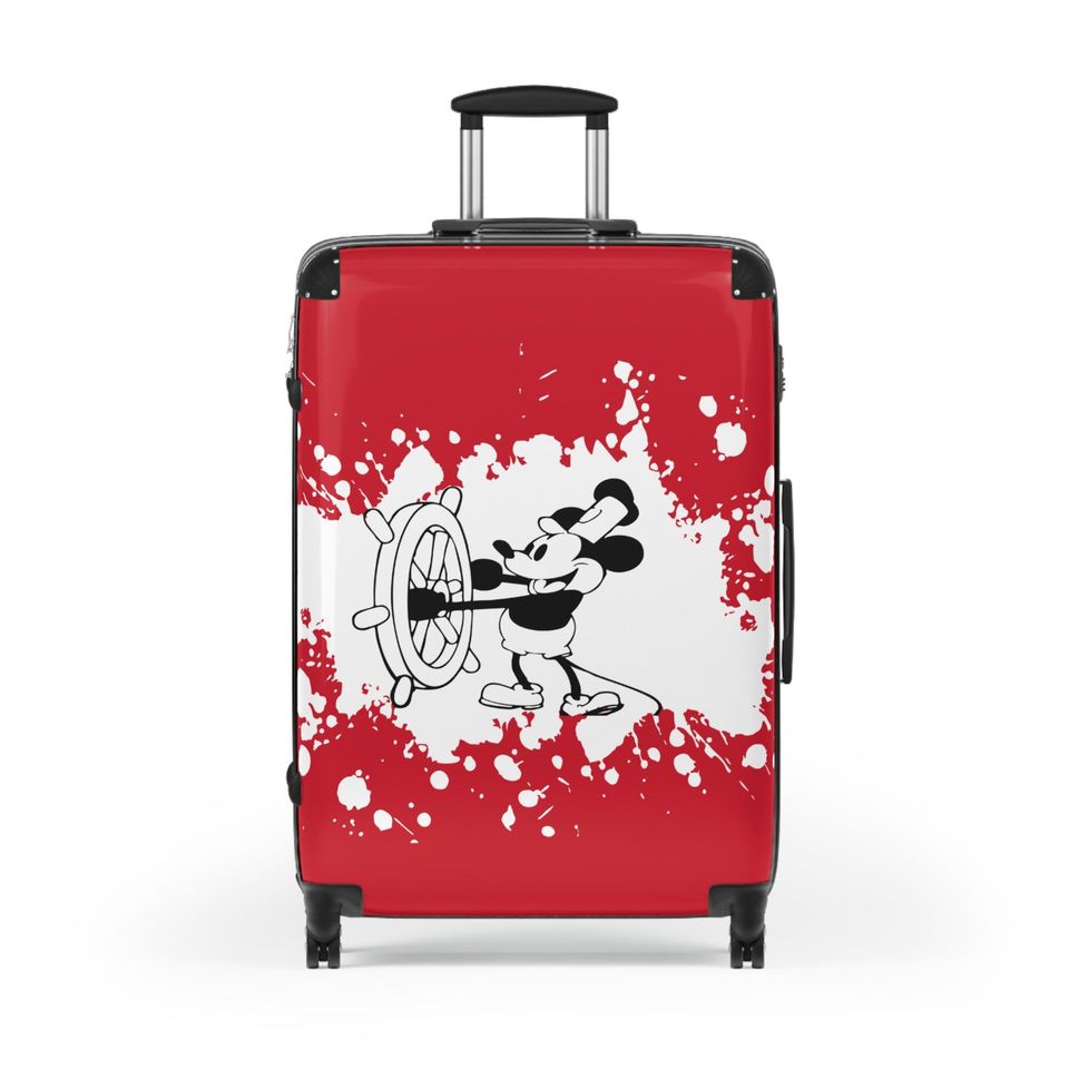 Disney Steamboat Willie Travel Suitcase