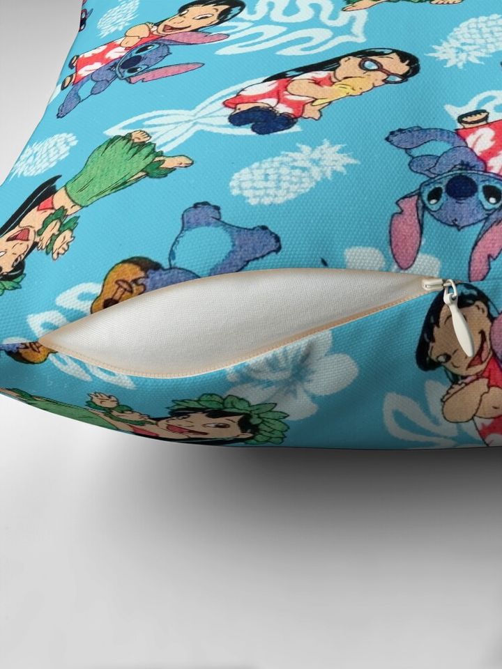 Lilo & Stitch Hula Dance Throw  Pillow