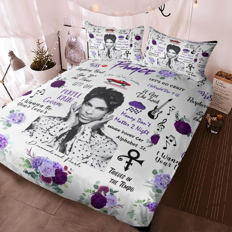 Prince Purple Bedding Set