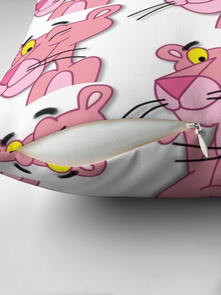 The pink Panther Throw  Pillow