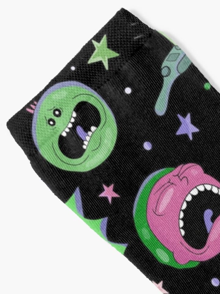Rick and Rickandmorty pattern Socks