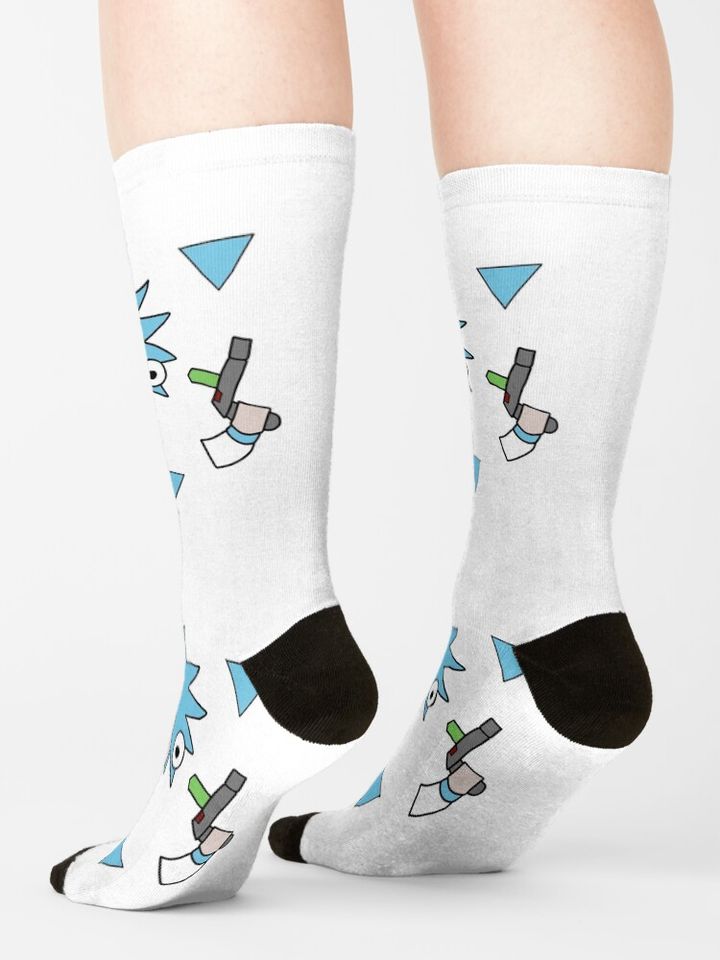 Rick and Rickandmorty Face Rick sanche Socks