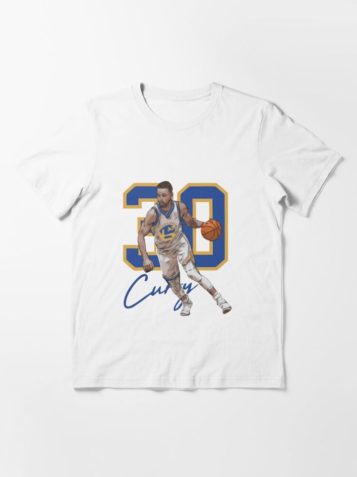 Stephen Curry Golden State Basketball Illustration Essential T-Shirt