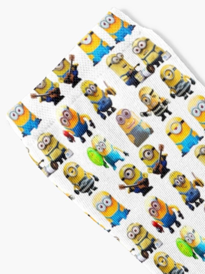 minion sticker. Socks
