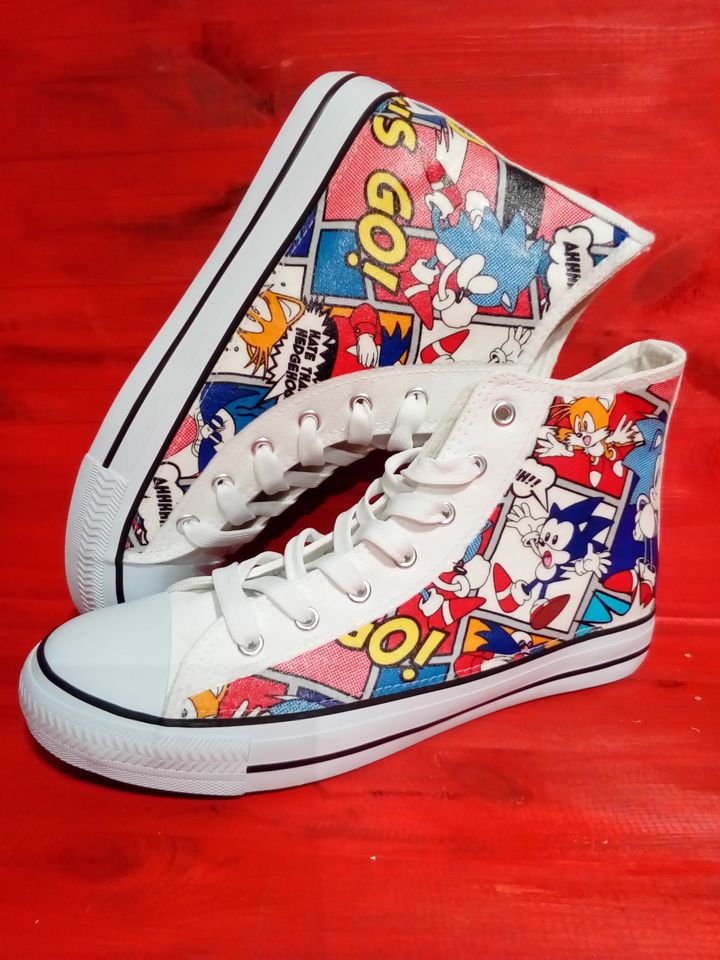 Sonic The Hedgehog Lets Go sneakers