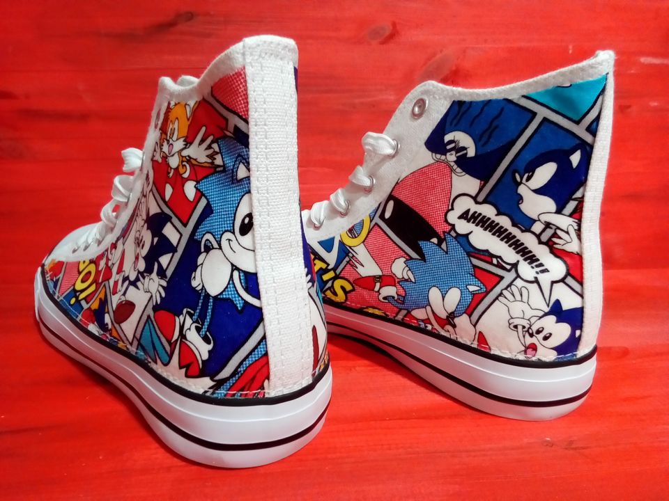 Sonic The Hedgehog Lets Go sneakers