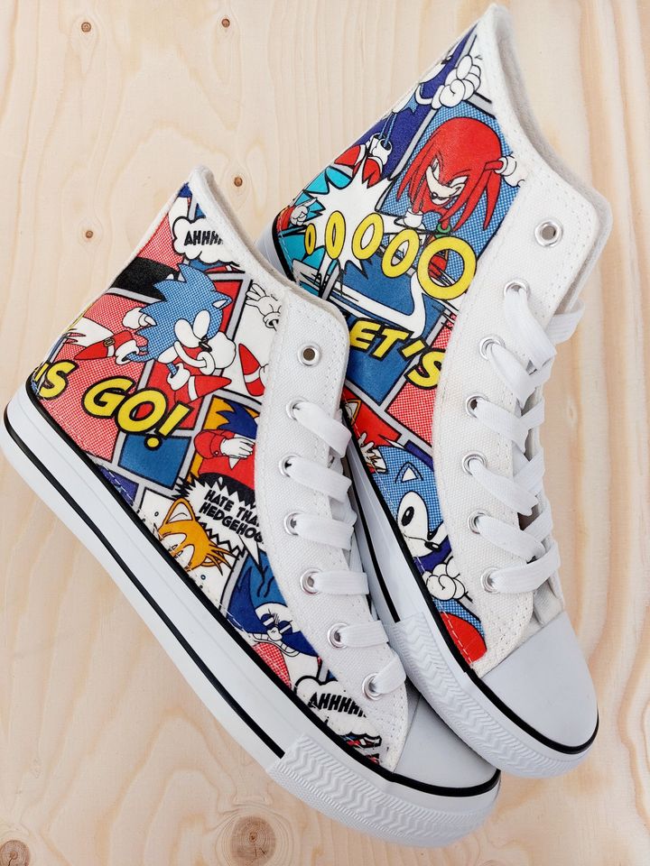 Sonic The Hedgehog Lets Go sneakers