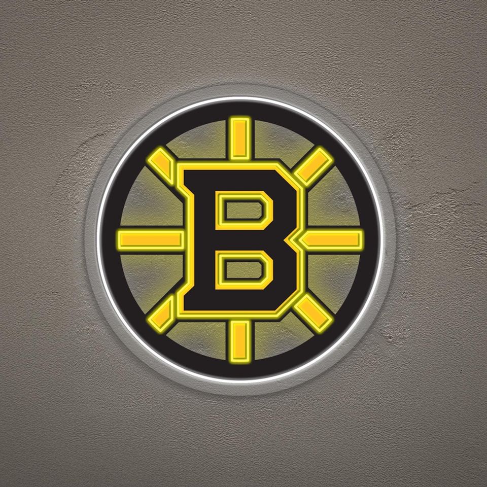 Boston Bruins Printed Plexi NeonSigns, Basketball Lovers Gift,  Gift For Him
