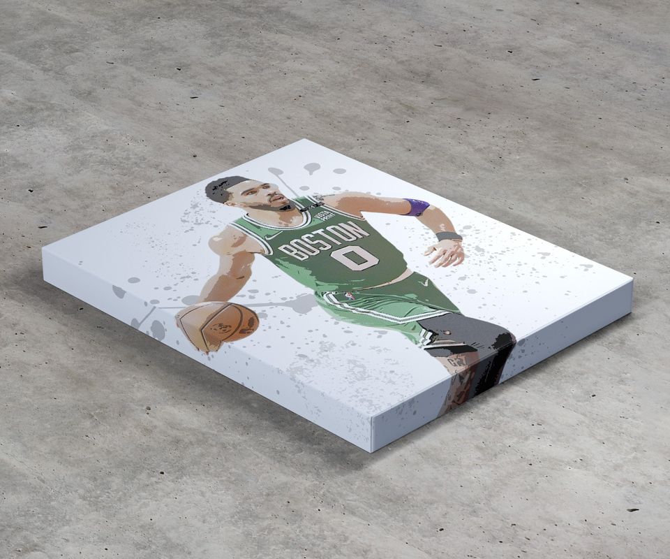Jayson Tatum Poster,  Wall Art Decor, Best Home Decor Gift