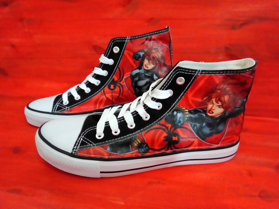 Marvel Black Widow high top sneakers