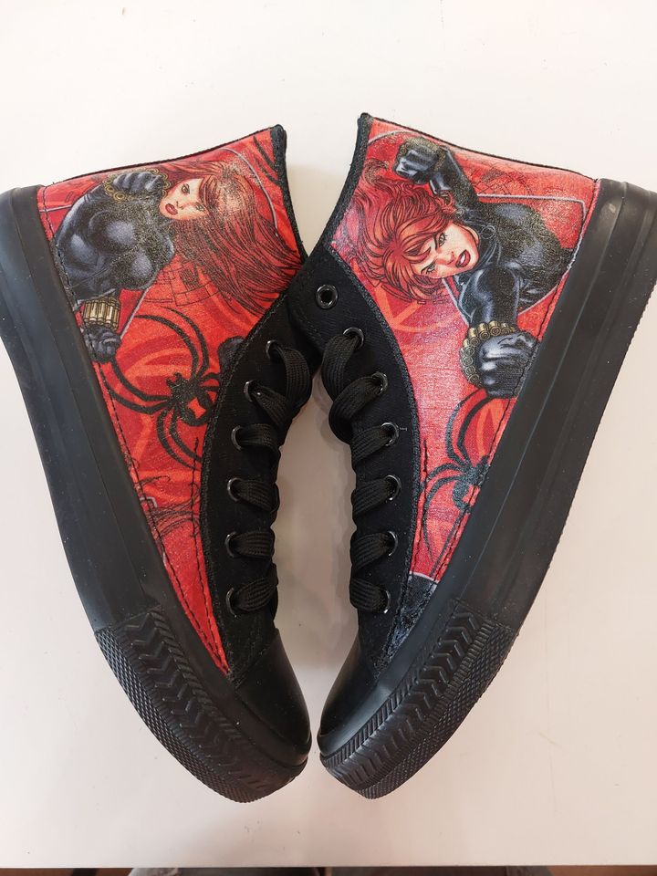 Marvel Black Widow high top sneakers