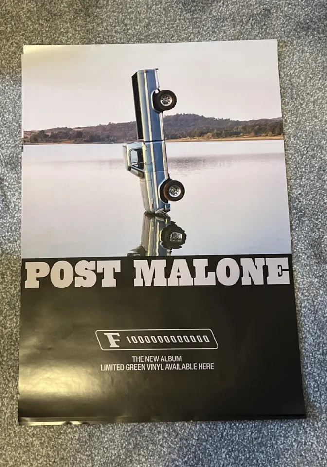 POST MALONE  F-1 TRILLION ORIGINAL  POSTER