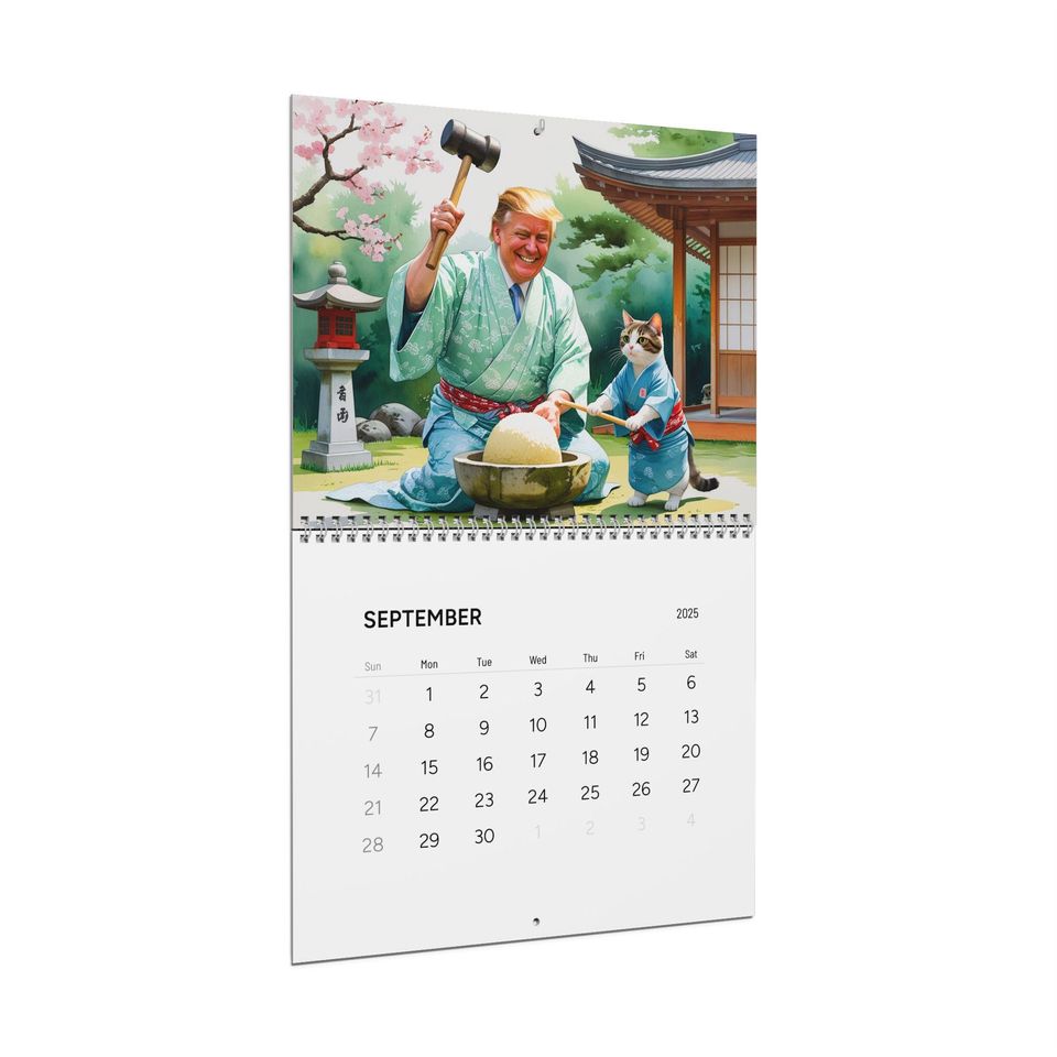 Trump in Kimono Calendar 2025