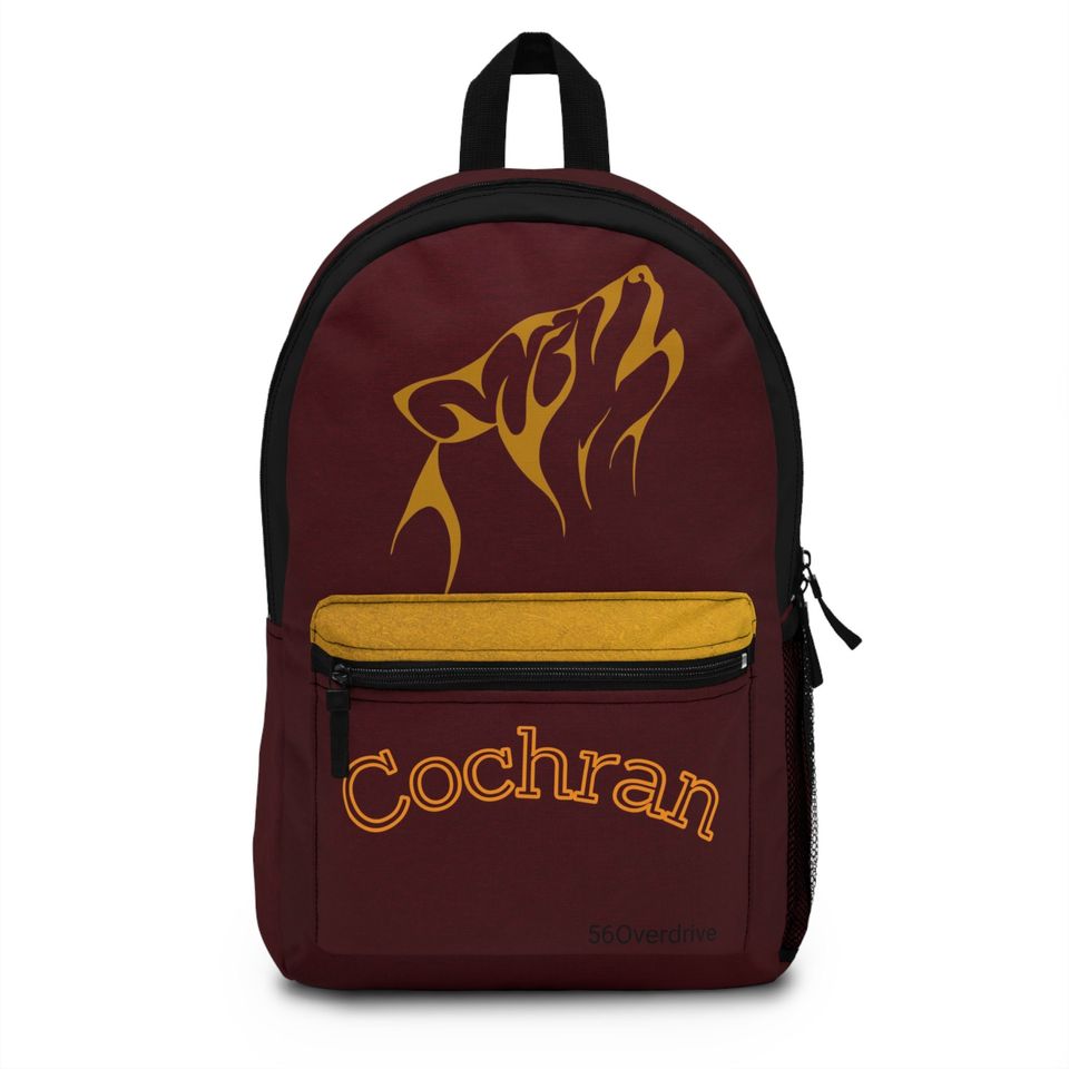 Backpack-Cochran-Maroon n gold