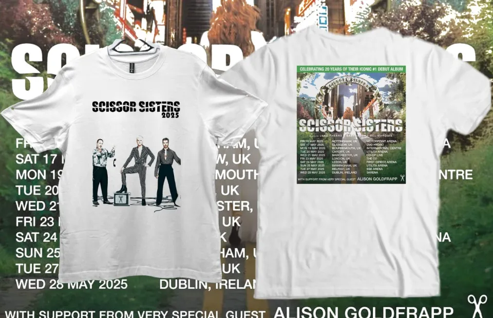 Scissor Sisters 2025 T shirts