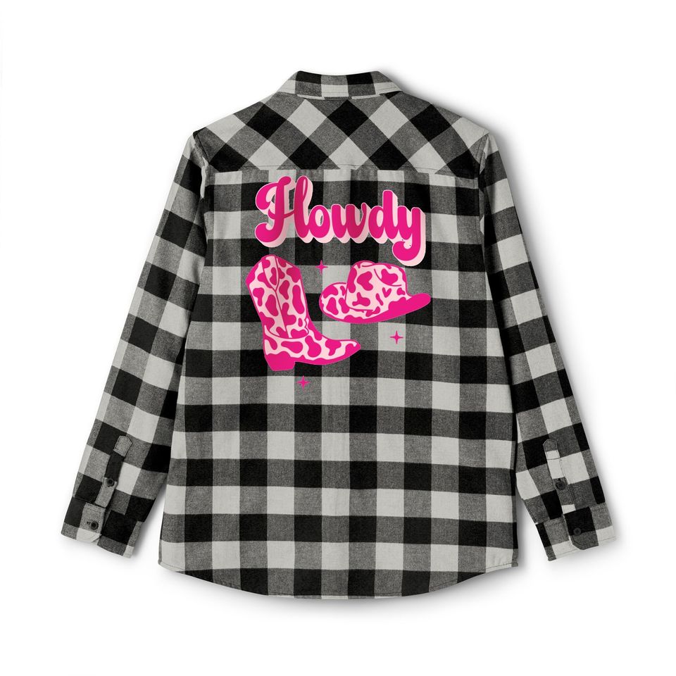 custom cowgirl flannel shirt