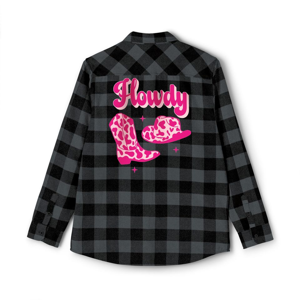 custom cowgirl flannel shirt