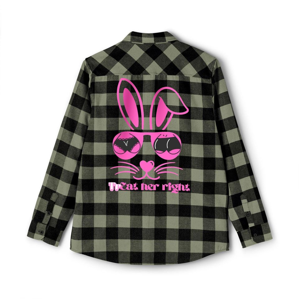 Play Bunny Flannel Shirt Button Down