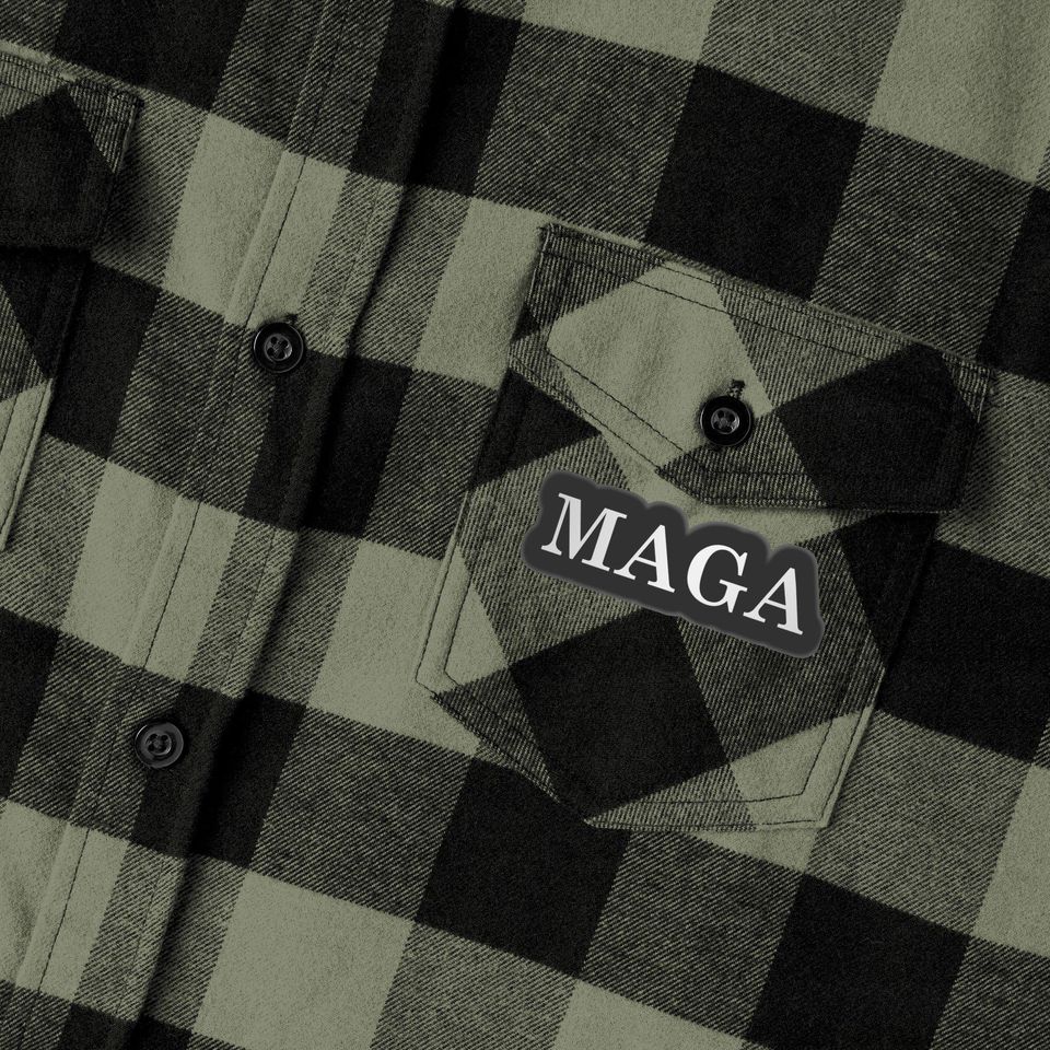 Trump Christmas Flannel Shirt