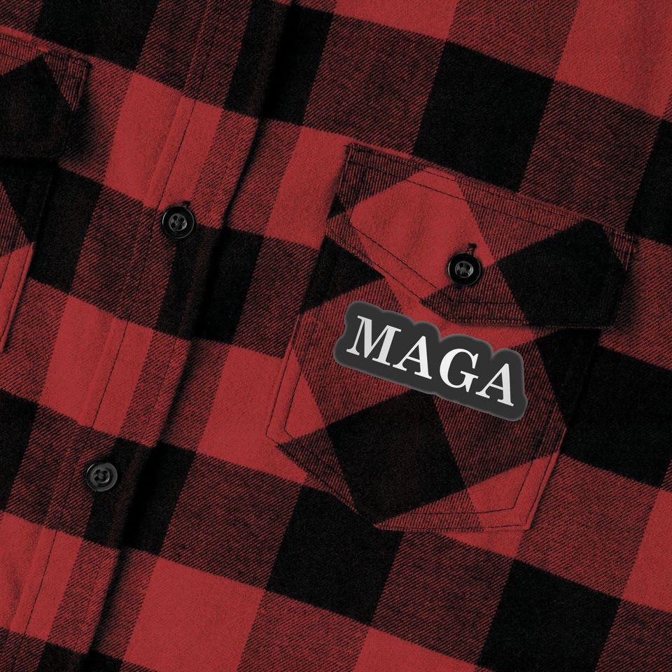Trump Christmas Flannel Shirt