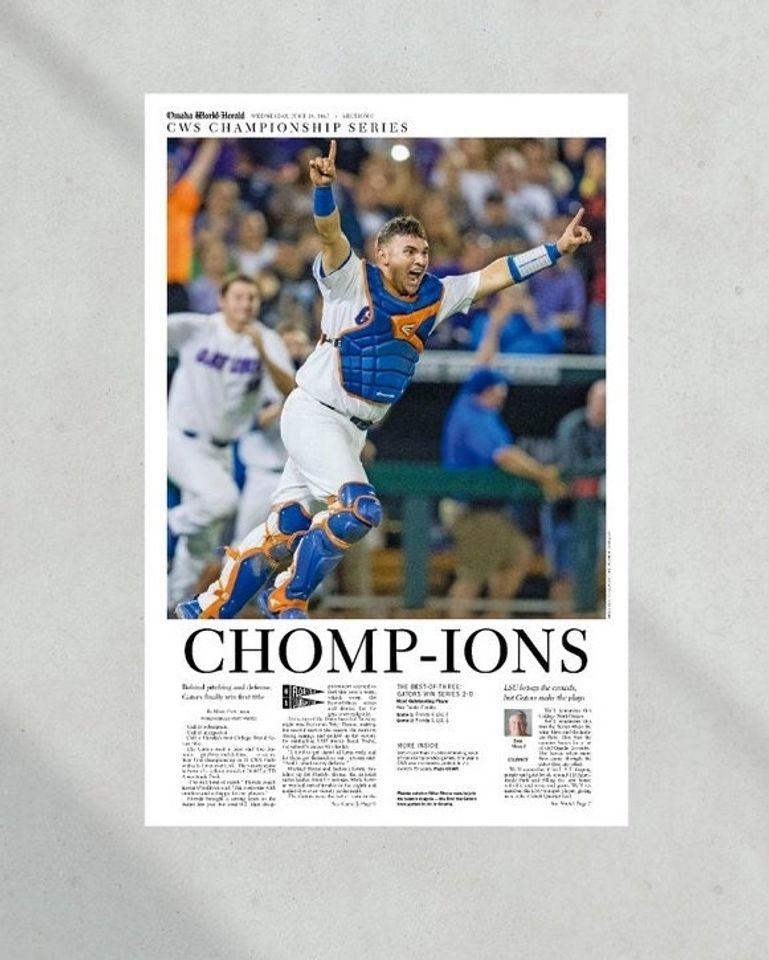2017 Florida Gators College World Series Champions (NO FRAMED) Poster