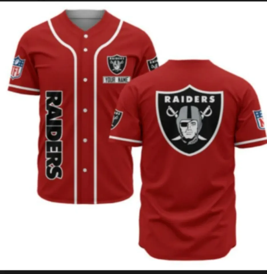 Raiders Personalized Baseball Jersey -cute jersey for fan